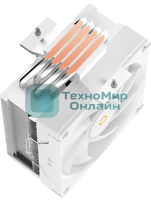 Кулер для процессора Ocypus Delta A40 SE WH ARGB, 120мм ARGB FAN, Top ARGB Panel, 4 HEAT PIPES, 4-PIN PWM, 800-1800 RPM, 31DBA, HYDRO BEARING, LGA115X/1200/1700/18XX, AM4/AM5