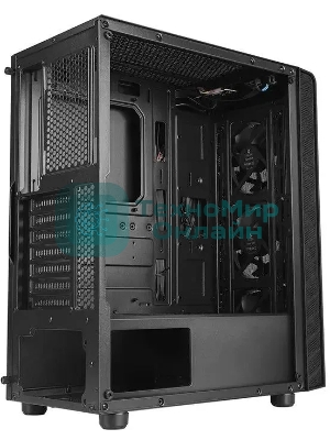 Компьютерный корпус Azza Prime 360E черный без БП ATX 5x120мм 2x140мм 2xUSB 3.0 audio bott PSU