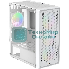 Компьютерный корпус Ocypus Gaммa C50 WH ARGB, MATX, USB 3.0*1+USB 2.0*2, FRONT 3x120мм ARGB, REAR 1x120мм ARGB