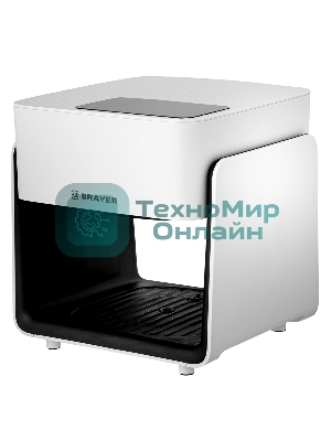 Аэрогриль Brayer 2046BR белый, 1300 Вт, 4.2 л, сенсор, 5 программ