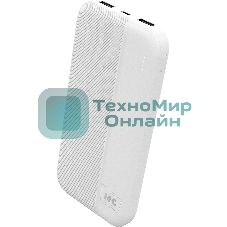 Портативный аккумулятор MORE CHOICE (4620202552907) PB25-10 белый - 10000mAh 2USB