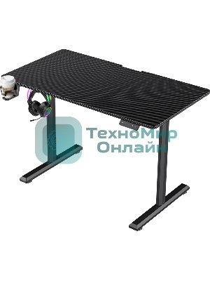 Стол игровой компьюерный Volt черн, регулир. высота 72-117 см