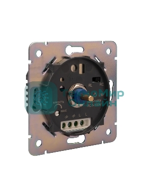 Светорегулятор Kranz KR-78-0732-6 STRONG (диммер) 300Вт с/у графит