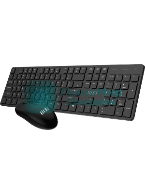 Комплект клавиатура+мышь MSI K200 Combo MS-8ZA4 беспроводной, USB, 1600 DPI, чёрный