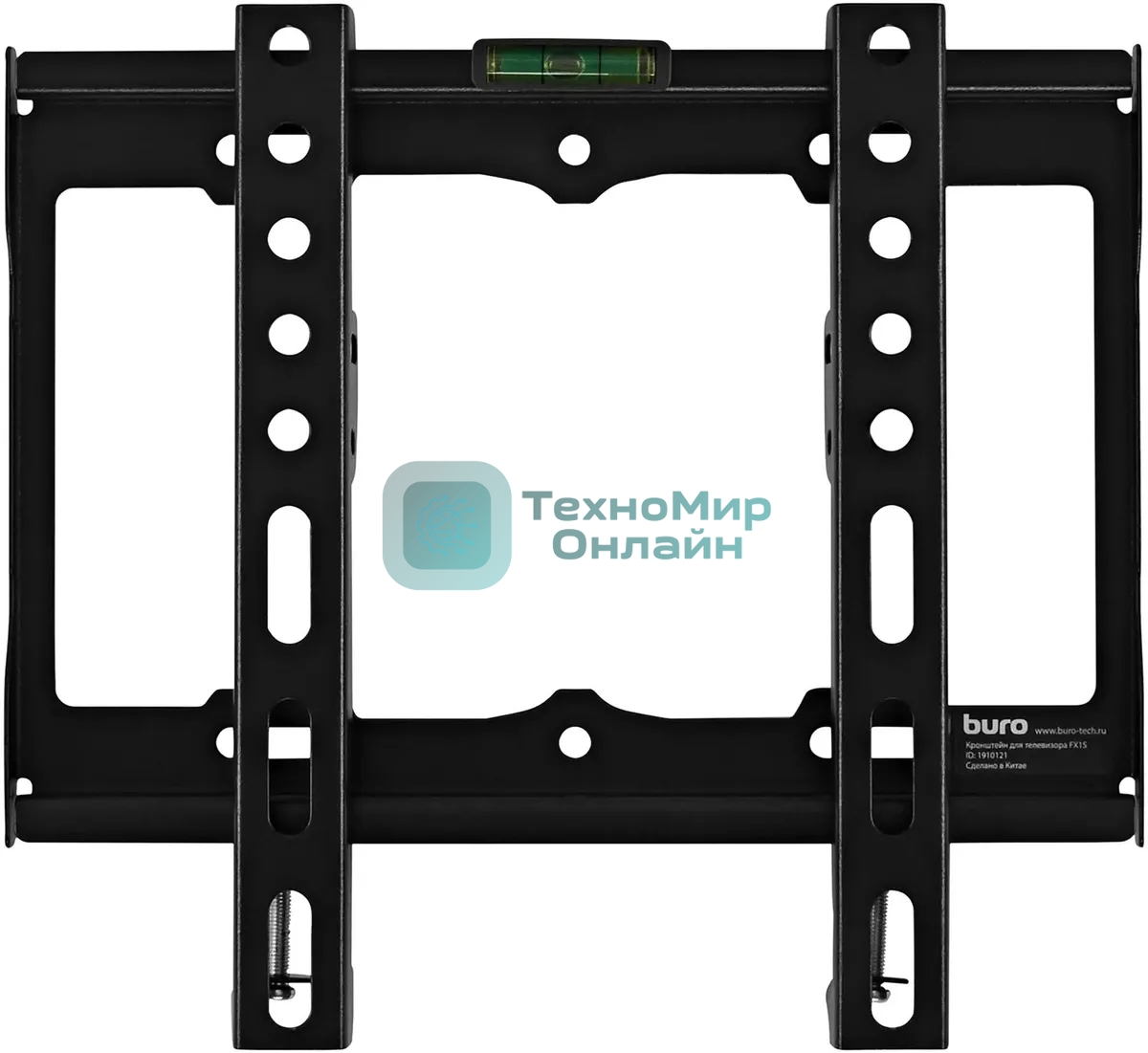 Кронштейн для телевизора Buro FX1S черный, 15