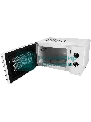 Микроволновая печь Hyundai HYM-M2048 белый, 20 л, 700 Вт, переключатели - поворотный механизм