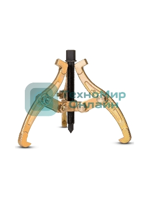 Съемник подшипников трехзахватный Deli DL-S6 150мм(рабочий ход болта), внешний диаметр 20-100мм, внутренний диаметр 45-135мм, сталь 45#