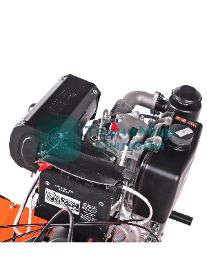 Мотоблок дизельный PATRIOT BOSTON 12DE 12 л,с; эл. Стартер: 12V; фрезы: 1350 mm; коробка передач 2 вперед+ 1 назад