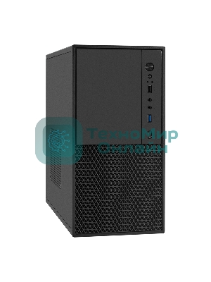 Компьютерный корпус Minitower ExeGate BAA-308MUC-AAA400 (mATX, БП AAA400 с вент. 8см, 1хUSB+1хUSB 3.0+1хTypeC, HD Audio, черный)