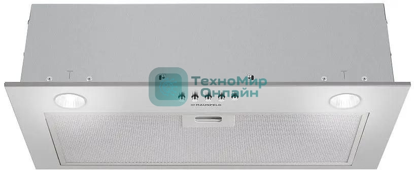 Вытяжка встраиваемая Maunfeld Crosby SINGL 60 нержавеющая сталь, 60 см, 850 куб. м/ч, 48 дБ