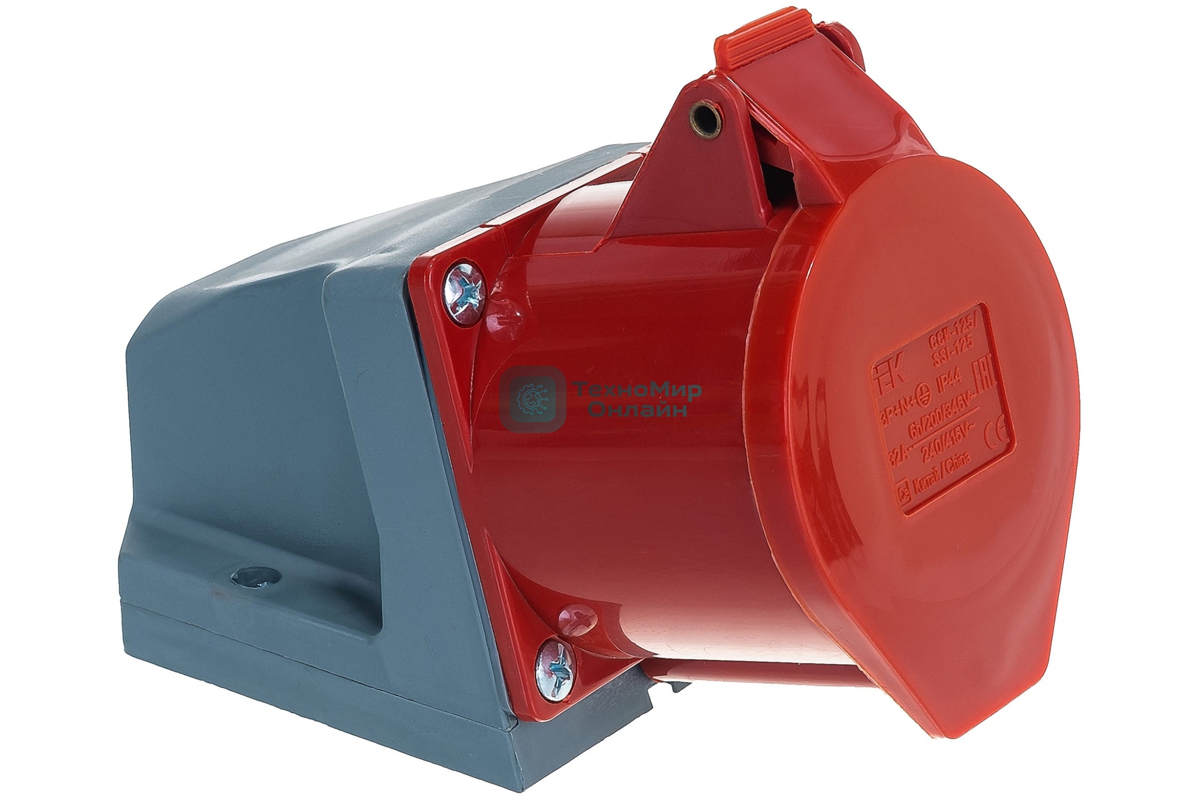 Розетка 125 стационарная 3Р+РЕ+N 32А 380В IP44 IEK