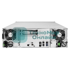 Сетевой накопитель Infortrend GSi 5016GU-F 3U/16bay, single controller system including 1xIntel Xeon E-2278GE CPU, 2x8Gb memory, 1x12Gb/s SAS EXP ports, 4x1GbE LAN ports, 2xGraphic card slots, 2x(PSU+FAN Module), 16xHDD trays and 1xRackmount kit