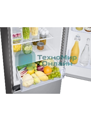 Холодильник Samsung RB34C600ESA/EF серебристый двухкамерный морозилка снизу