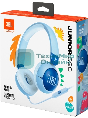Наушники проводные детские JBL JR320 синий