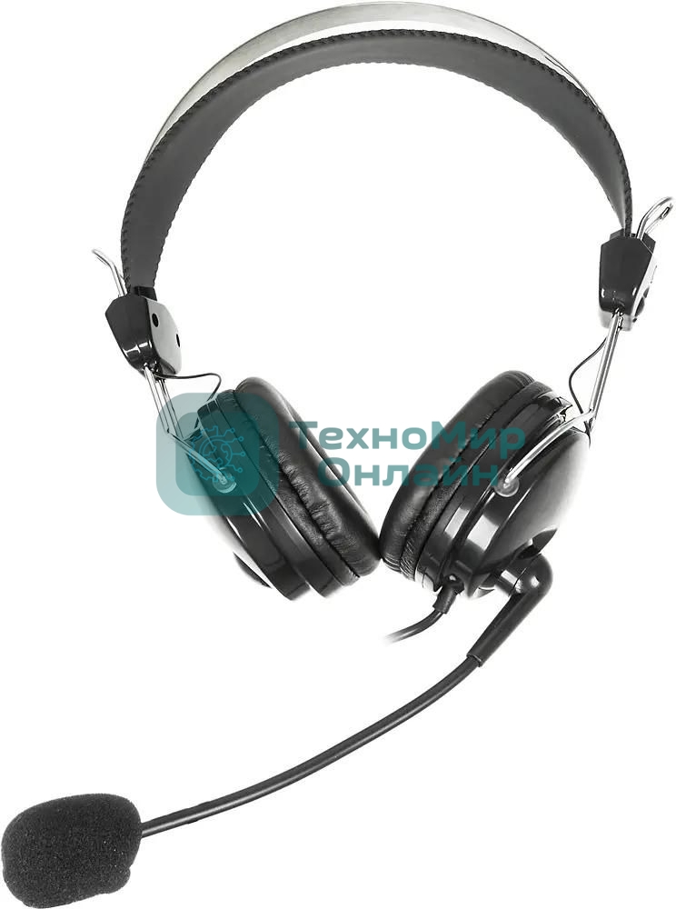 Гарнитура A4Tech HS-7P чёрный, проводная