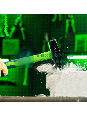 Молоток слесарный Сибртех 800 г, фибергласовая обрезиненная рукоятка