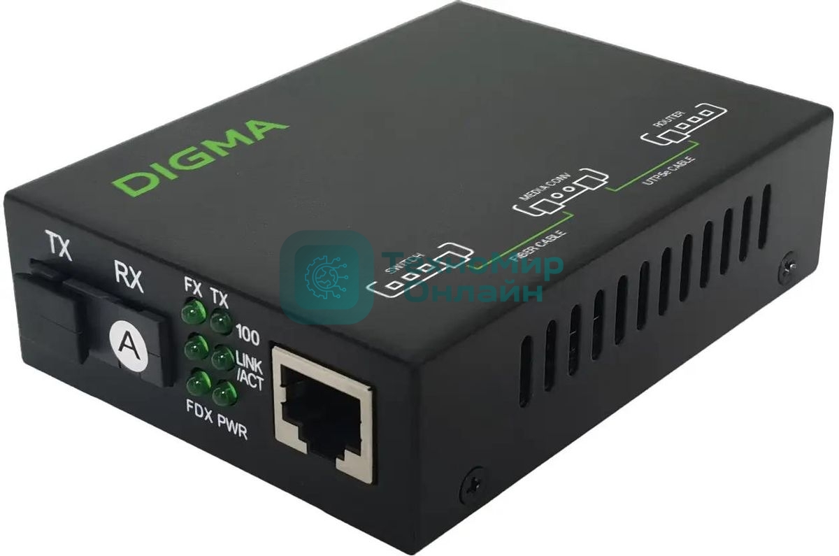 Медиаконвертер Digma DMC-1F35-20A