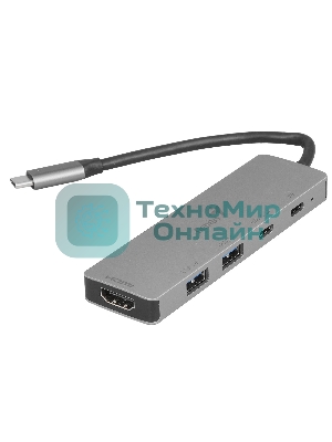 USB-концентратор Genius UH-500, USB Type-C, USB 3.0/HDMI, USB Type-C