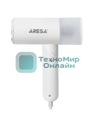 Отпариватель Aresa AR-2308 белый, 1100 Вт, 22 г/мин, 150 мл