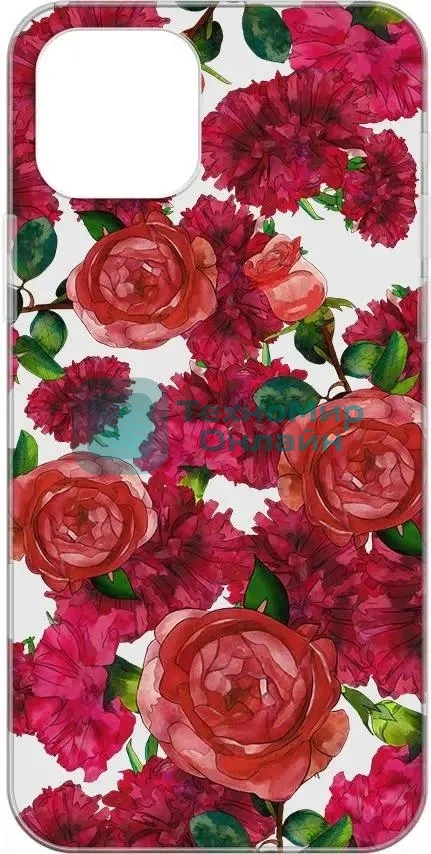 Чехол (клип-кейс) GRESSO Air, для Apple iPhone 13, прозрачный/рисунок gr17aaae9096