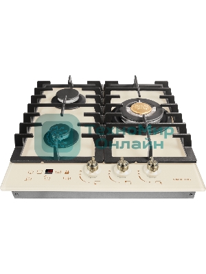Варочная поверхность HIBERG VM 4535 Y, бежевый