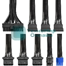 Блок питания ExeGate 400PPH-LT-OEM, 400W, 80 PLUS, (ATX, APFC, SC, КПД 82% (80 PLUS), 12cm fan, 24pin, (4+4)pin, PCI-E, 3xSATA, 3xIDE, черный, кабель 220V 1,8м с защитой от выдергивания, RTL)