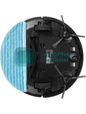 Робот-пылесос Red Solution RV-RL6000S черный, 35 Вт, 2600 мАч Li-Ion, уборка влажная/сухая, пылесборник контейнер 0.3 л