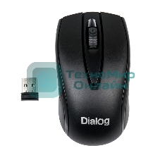 Мышь беспроводная Dialog Comfort MROC-17U черный, 1200 dpi, радиоканал, USB, кнопки - 3