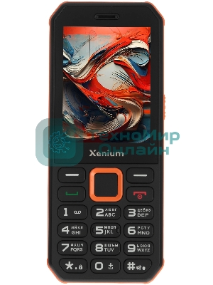 Мобильный телефон Xenium X300 черный/оранжевый
