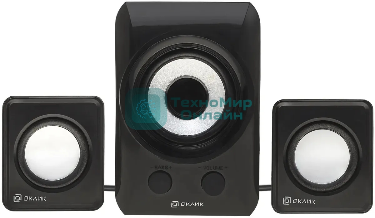 Акустическая система Oklick OK-420 2.1 черный 11Вт