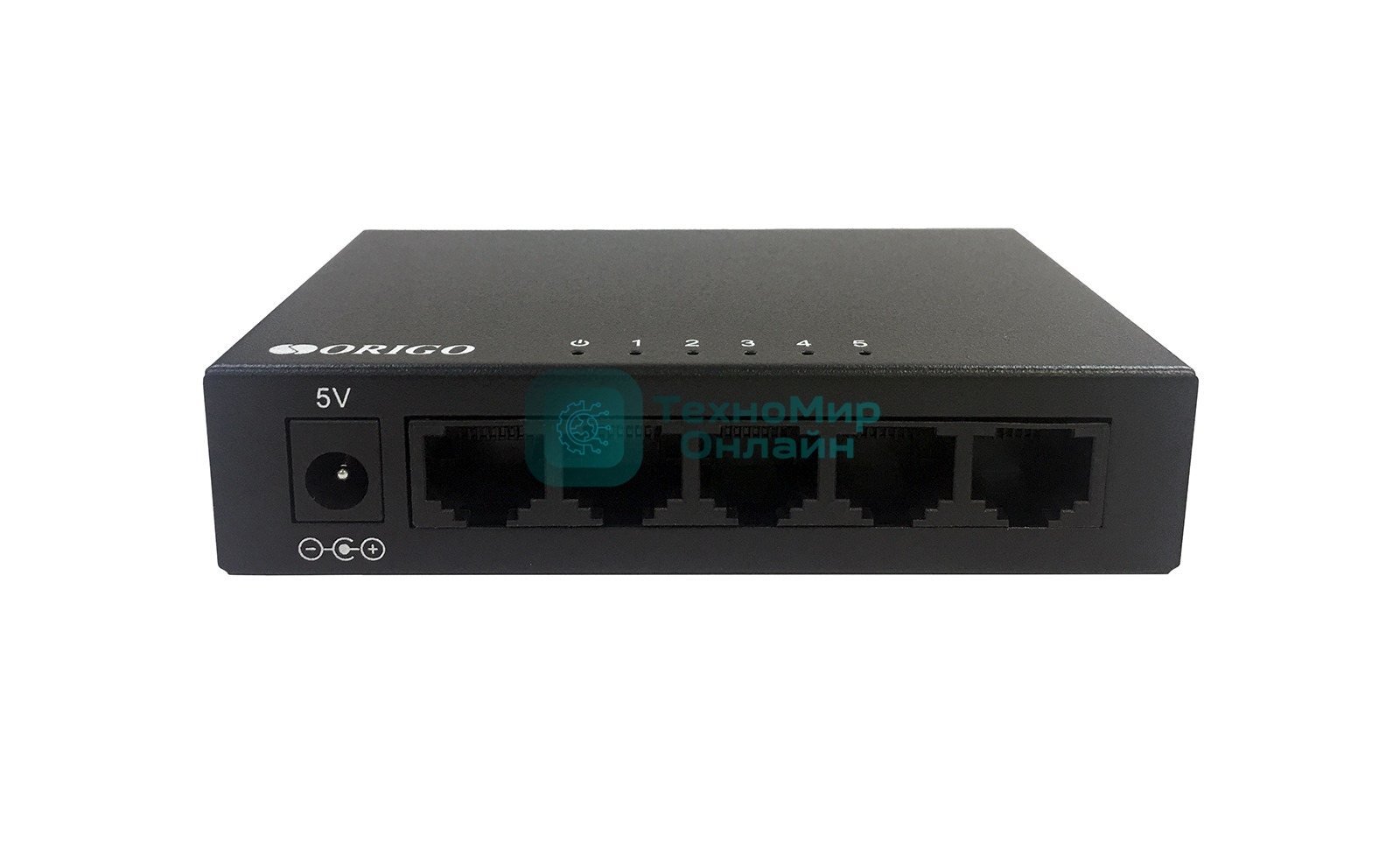 Коммутатор неуправляемый ORIGO OS2205/A2A 5x1000Base-T, корпус металл