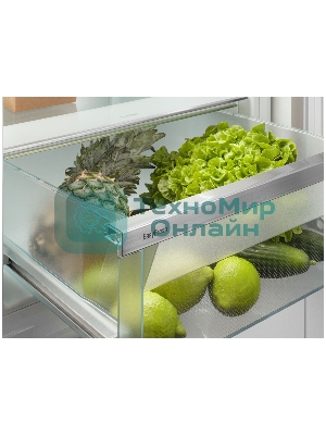 Холодильник Liebherr Pure CNsdc 5703-22 001 серебристый SmartSteel двухкамерный 266/94л морозилка снизу