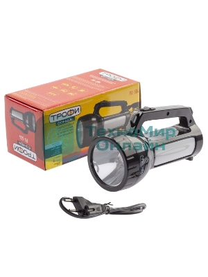 Фонарь светодиодный ЭРА Трофи PA-504 прожекторный аккумуляторный со встроенным светильником