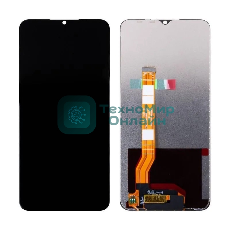 Дисплей для OPPO A18 (CPH2591) в сборе с тачскрином черный