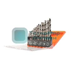Набор сверл по металлу PATRIOT, HSS, 19 шт №1: 1,0-10,0 мм, в пластиковом боксе