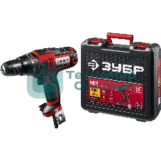 Дрель-шуруповерт ЗУБР ДШ-М3-500-2 К, 500 Вт, 45 Нм, щеточный