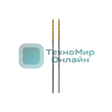 Сверло спиральное по металлу Denzel 2 х 86 мм Р6М5, Golden Tip, удлиненное, 2 шт.