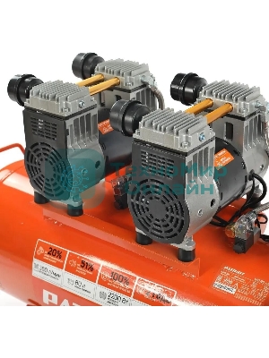 Компрессор поршневой безмасляный Patriot WO 80-360, 360 л/мин, 8 бар, 2200 Вт, 80 л, быстросъем и 