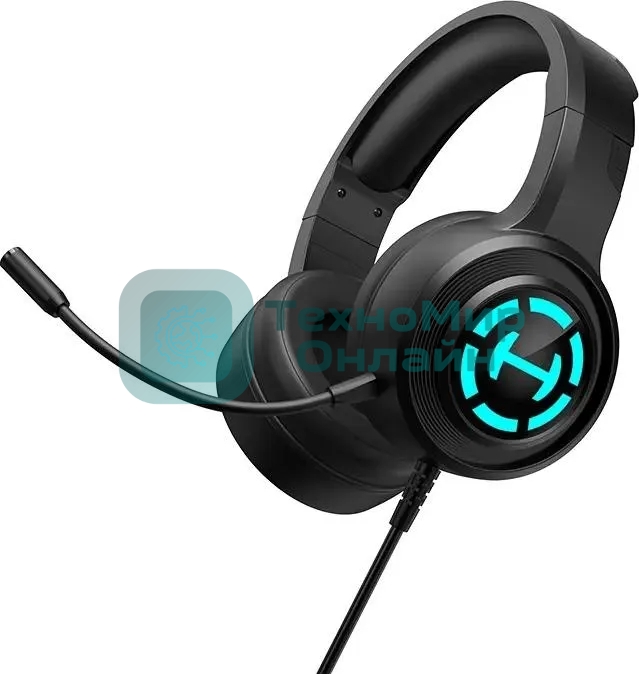 Наушники с микрофоном Edifier G20 черный 2.2м мониторные USB оголовье