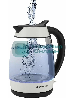 Чайник электрический Polaris PWK-2092СGL белый