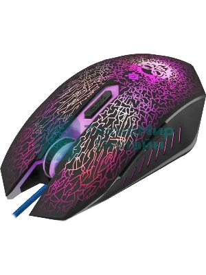 Комплект клавиатура+мышь Defender Target MKP-350 проводной, USB, 3200 DPI, чёрный/красный