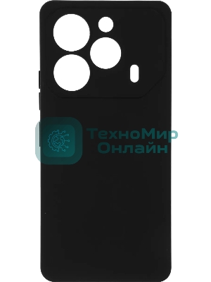 Чехол (клип-кейс) BoraSCO для Tecno Pova 6/6 Pro Silicone Case черный (73173)