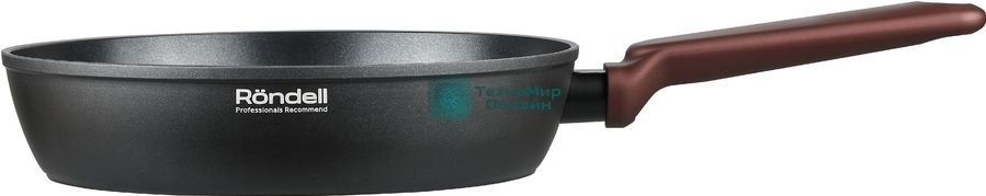 Сковорода Rondell Bojole RDA-2023 круглая 24см покрытие: Xylan Plus ручка несъемная (без крышки) черный