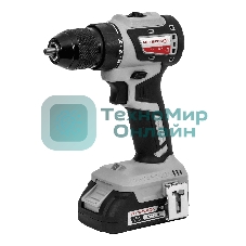 Дрель-шуруповерт ИНТЕРСКОЛ ДА-13/18В 50, 18 В, 2 Ач, 50 Нм, бесщеточный