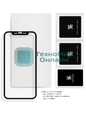 Защитное стекло для экрана DF tcColor-02 черный для TCL 20 SE 2.5D 1шт. черный