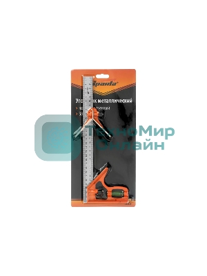 Угольник Sparta 300 мм, металлический, комбинированный
