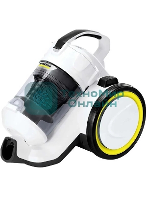 Пылесос Karcher VC 3 Floor белый/черный, 250/700 Вт, уборка сухая, пылесборник контейнер 0.9 л