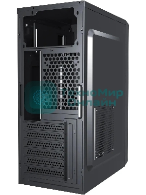 Компьютерный корпус Digma DCC-MD302 черный без БП ATX 1x80мм 3x120мм 2xUSB 2.0 2xUSB 3.0 audio
