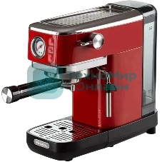 Кофеварка рожковая Ariete 00M138113AR0 красный, молотый, 1300 Вт, 15 бар