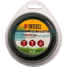 Леска для триммера Denzel двухкомпонентная круглая 2,0мм 15 м EXTRA CORD
